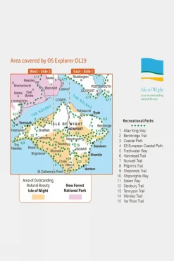 Active Explorer Map OL29 Isle of Wight