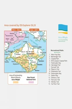 Active Explorer Map OL29 Isle of Wight