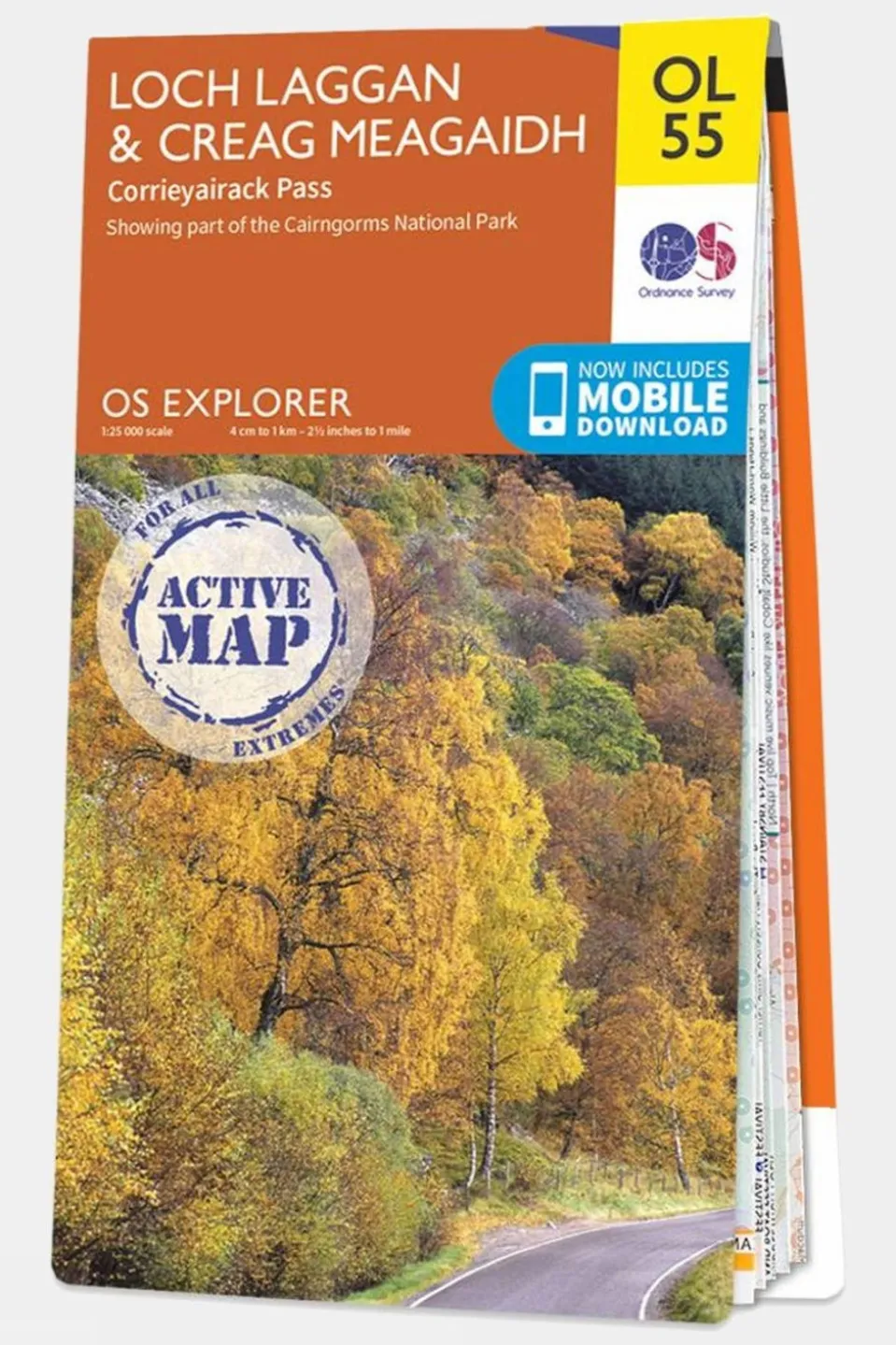 Active Explorer Map OL55 Loch Laggan and Creag Meagaidh