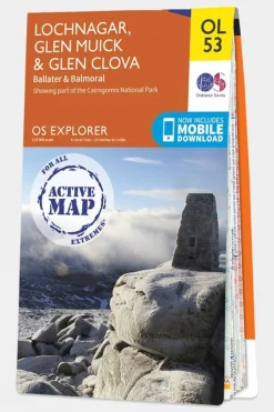 Active Explorer Map OL53 Lochnagar, Glen Muick and Glen Clova