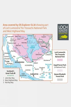 Active Explorer Map OL38 Loch Lomond South