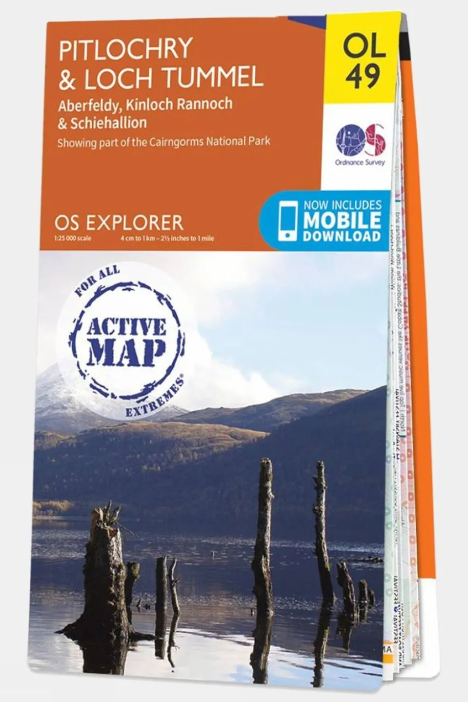 Active Explorer Map OL49 Pitlochry and Loch Tummel