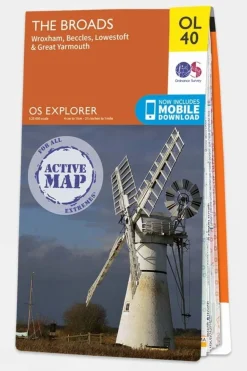 Active Explorer Map OL40 The Broads