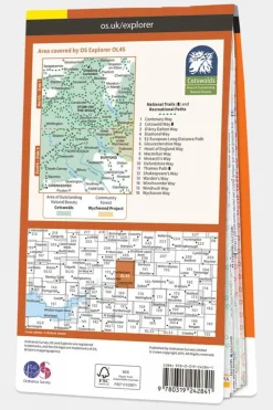 Active Explorer Map OL45 The Cotswolds