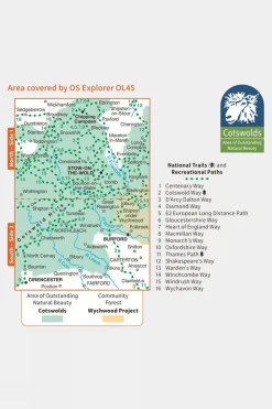 Active Explorer Map OL45 The Cotswolds