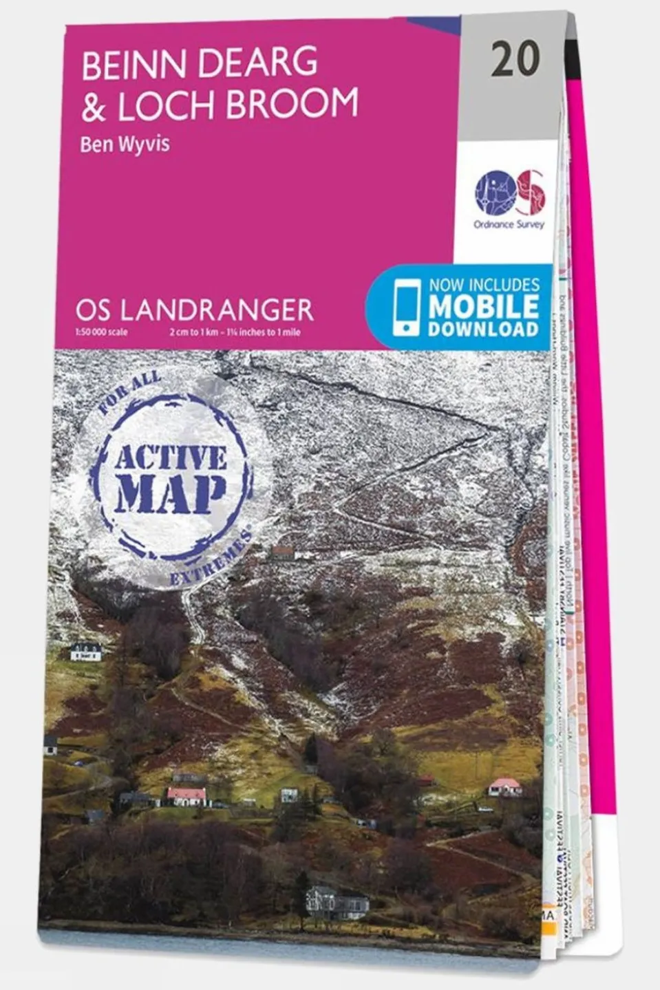 Active Landranger 20 Beinn Dearg and Lock Broom