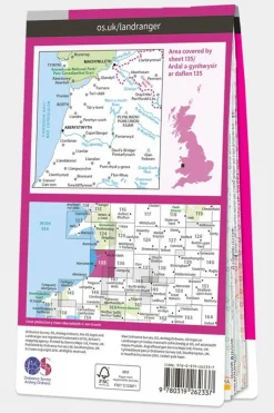 Active Landranger Map 135 Aberystwyth and Machynlleth