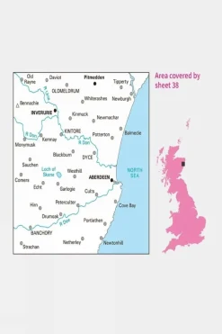 Active Landranger Map 38 Aberdeen