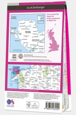 Active Landranger Map 114 Anglesey