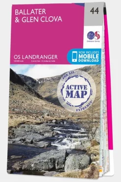 Active Landranger Map 44 Ballater and Glen Clova