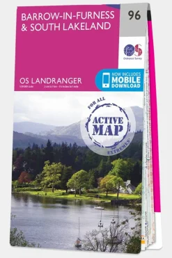 Active Landranger Map 96 Barrow-in-Furness and South Lakeland