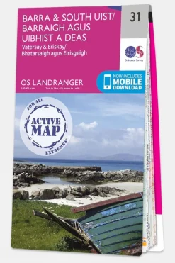 Active Landranger Map 31 Barra and South Uist