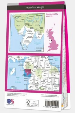 Active Landranger Map 96 Barrow-in-Furness and South Lakeland