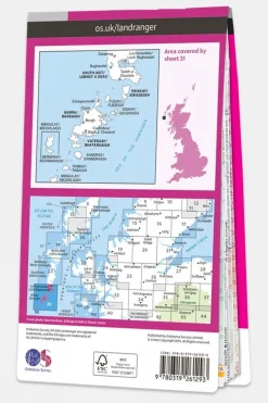 Active Landranger Map 31 Barra and South Uist