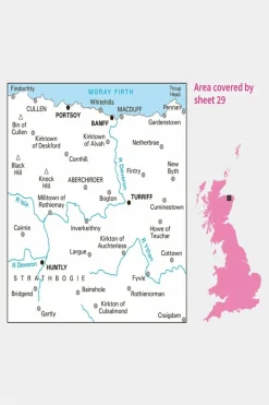 Active Landranger Map 29 Banff and Huntly