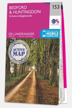 Active Landranger Map 153 Bedford And Huntingdon