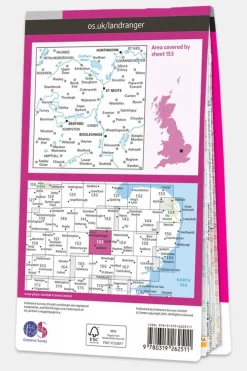 Active Landranger Map 153 Bedford And Huntingdon