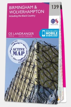 Active Landranger Map 139 Birmingham and Wolverhampton