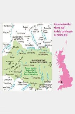 Active Landranger Map 160 Brecon Beacons