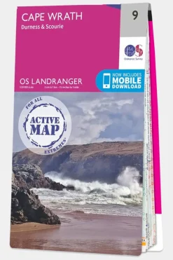 Active Landranger Map 09 Cape Wrath