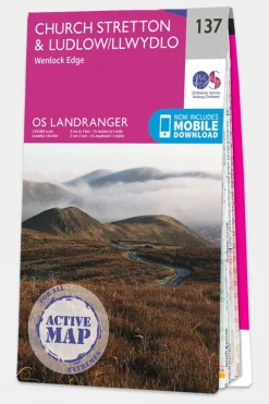 Active Landranger Map 137 Church Stretton and Ludlow