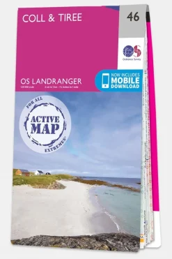 Active Landranger Map 46 Coll and Tiree
