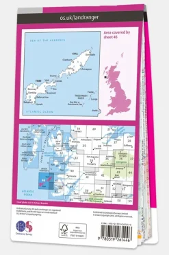 Active Landranger Map 46 Coll and Tiree