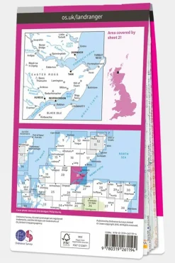 Active Landranger Map 21 Dornoch and Alness