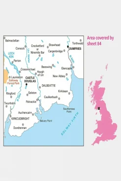 Active Landranger Map 84 Dumfries and Castle Douglas