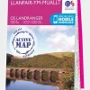 Active Landranger Map 147 Elan Valley and Builth Wells