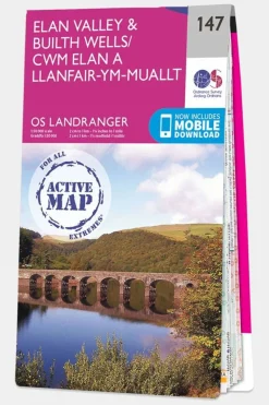 Active Landranger Map 147 Elan Valley and Builth Wells