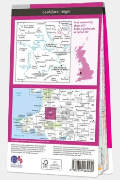 Active Landranger Map 147 Elan Valley and Builth Wells