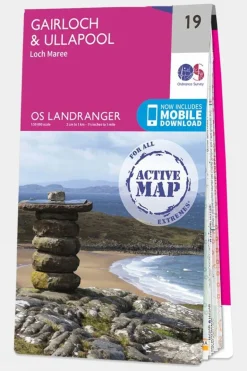 Active Landranger Map 19 Gairloch and Ullapool