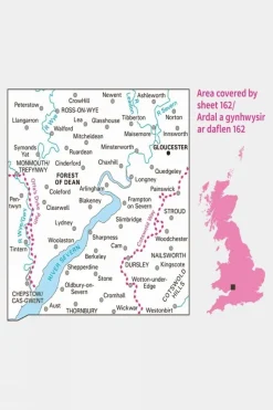 Active Landranger Map 162 Gloucester and Forest of Dean
