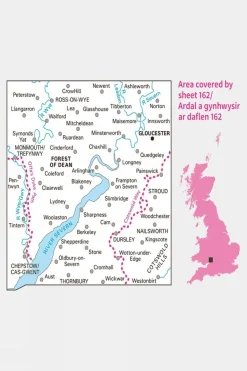Active Landranger Map 162 Gloucester and Forest of Dean