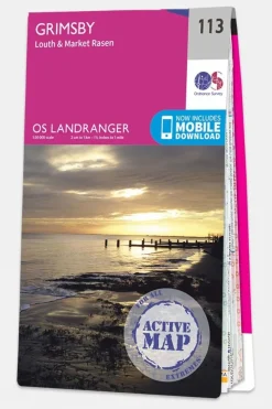 Active Landranger Map 113 Grimsby