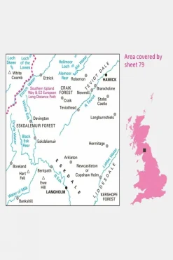 Active Landranger Map 79 Hawick and Eskdale
