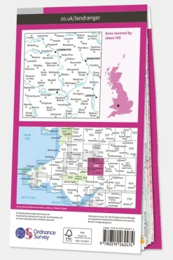 Active Landranger Map 149 Hereford and Leominster