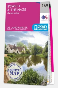 Active Landranger Map 169 Ipswich and The Naze