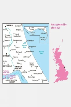 Active Landranger Map 107 Kingston upon Hull