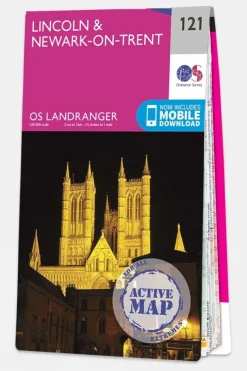 Active Landranger Map 121 Lincoln and Newark-on-Trent
