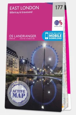 Active Landranger Map 177 London East