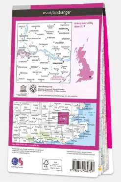 Active Landranger Map 177 London East