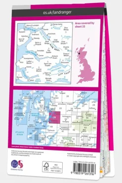 Active Landranger Map 33 Loch Alsh, Glen Shiel and Loch Hourn