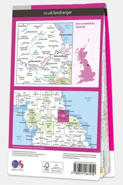 Active Landranger Map 93 Middlesbrough