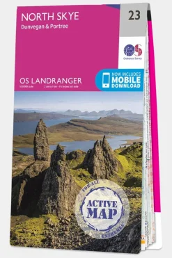 Active Landranger Map 23 North Skye