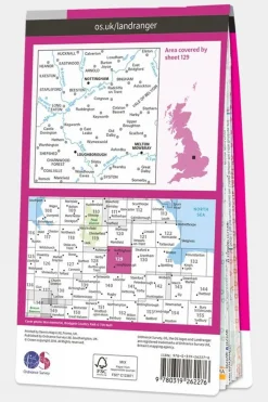 Active Landranger Map 129 Nottingham and Loughborough