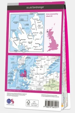 Active Landranger Map 23 North Skye
