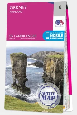 Active Landranger Map 06 Orkney - Mainland
