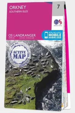 Active Landranger Map 07 Orkney - Southern Isles